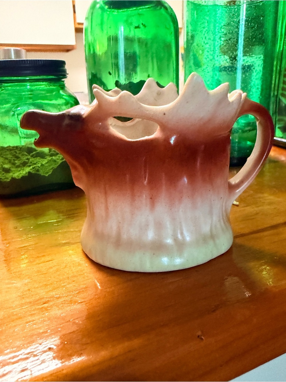 Vintage digital moose creamer.  Made in Czechoslovakia